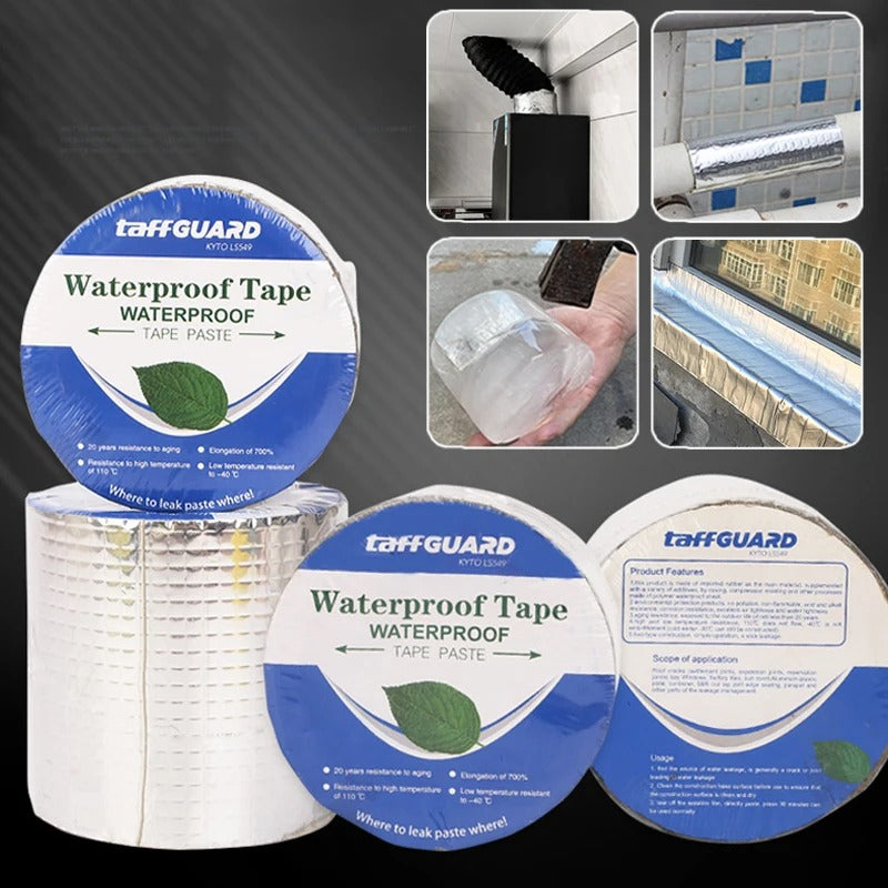 🔥 1.5mm Aluminum Butyl Tape | 5X Stronger Adhesion⚡Fireproof + Waterproof🌟【Roofing Pro Kit】Self-Adhesive Sealant for Leaks, Pipes, RV - 10X Durable Than Duct Tape 🔥 1.5mm Aluminum Butyl Tape | 5X Stronger Adhesion⚡Fireproof + Waterproof🌟【Roofing Pro Kit】Self-Adhesive Sealant for Leaks, Pipes, RV - 10X Durable Than Duct Tape